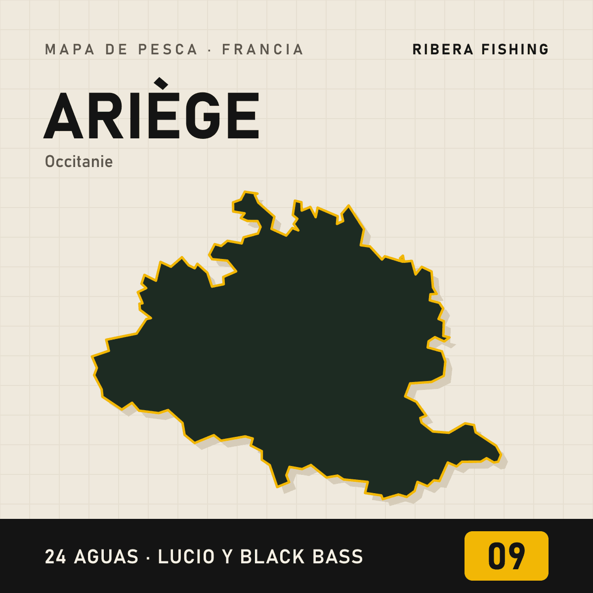 Mapa de pesca · Ariège (09)