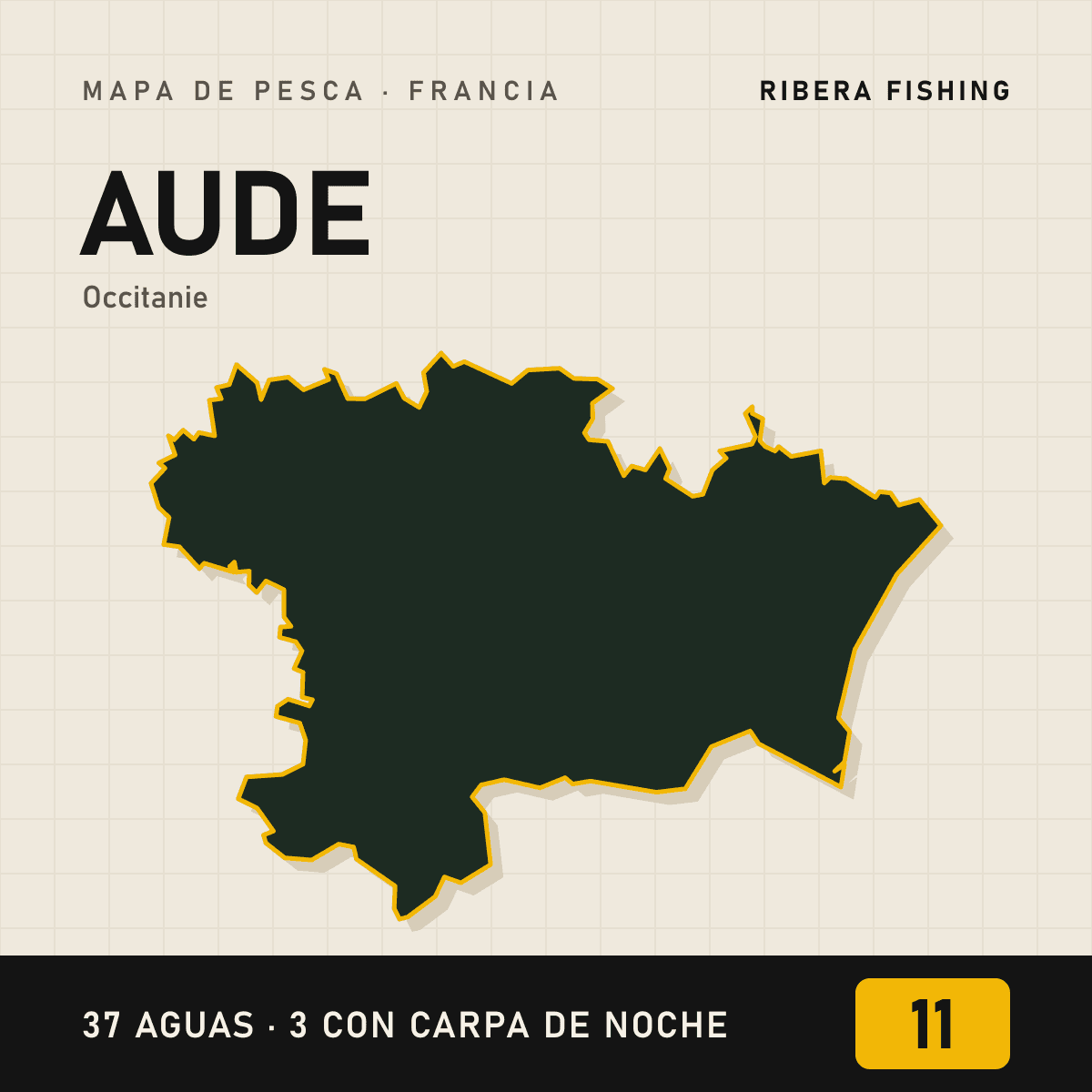 Mapa de pesca · Aude (11)