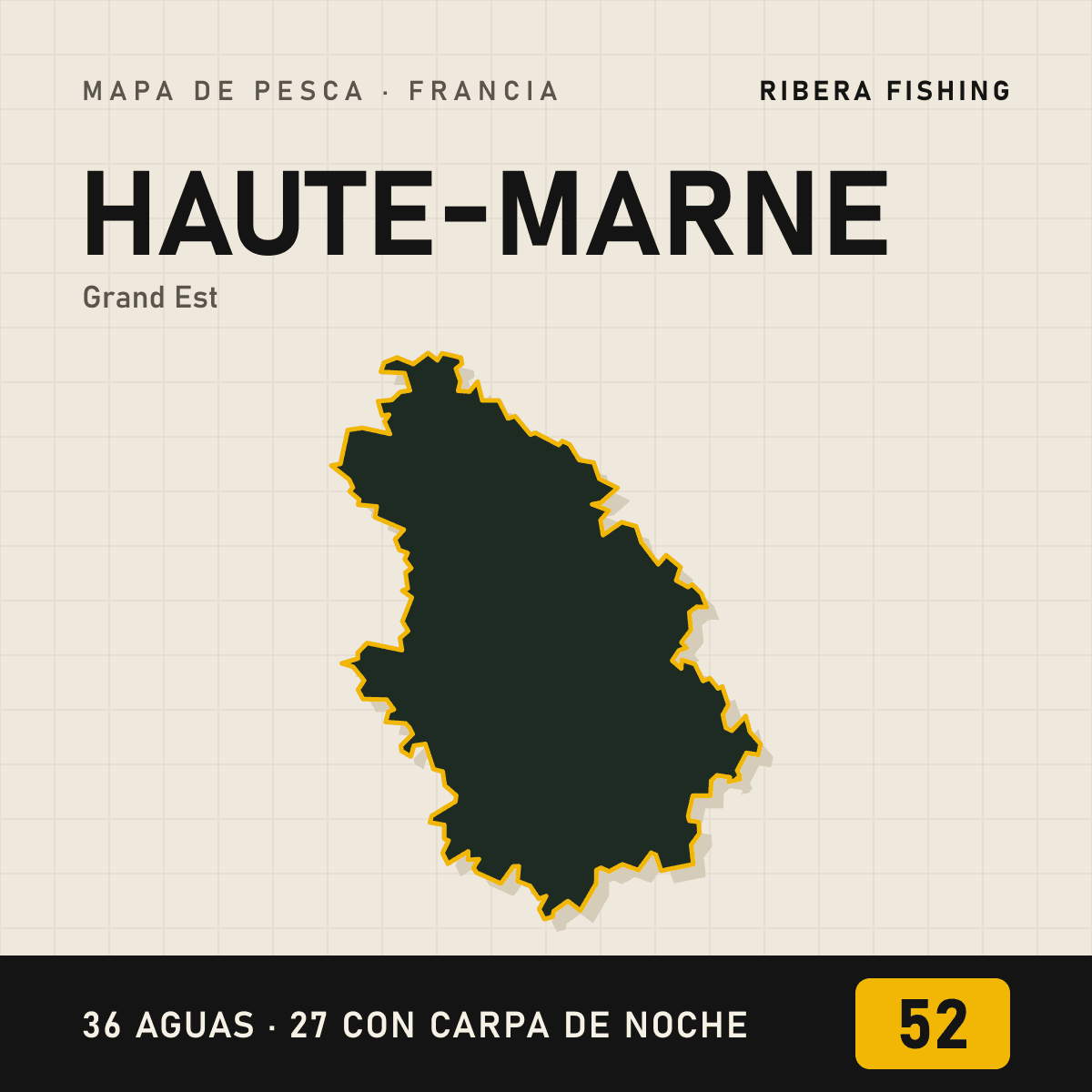 Mapa de pesca · Haute-Marne (52)