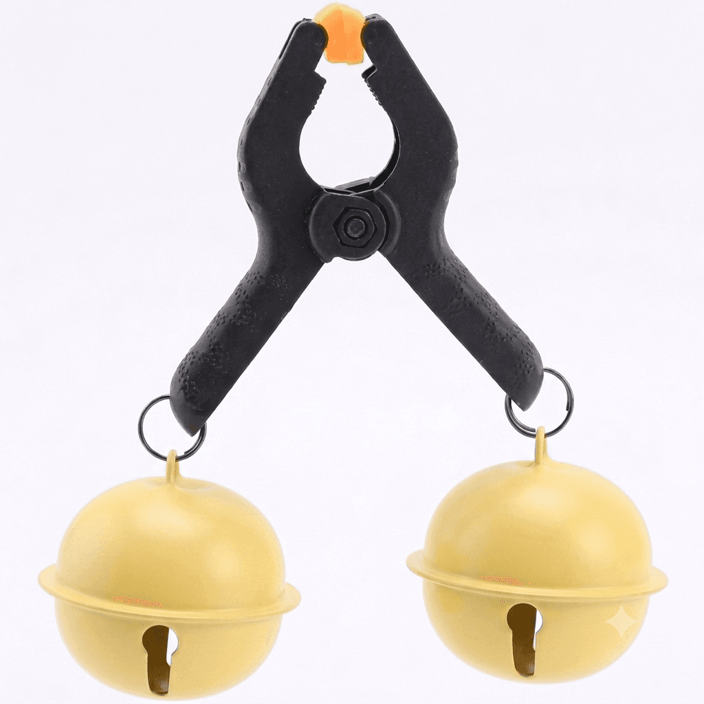 Cascabel Doble Ribera Fishing con Pinza