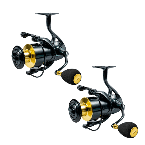 2 Carretes de siluro para pescar a lance y vertical