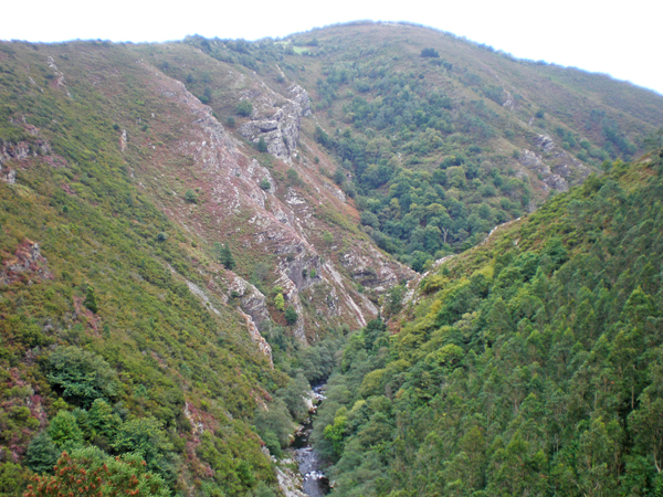 Pesca en el río Esva