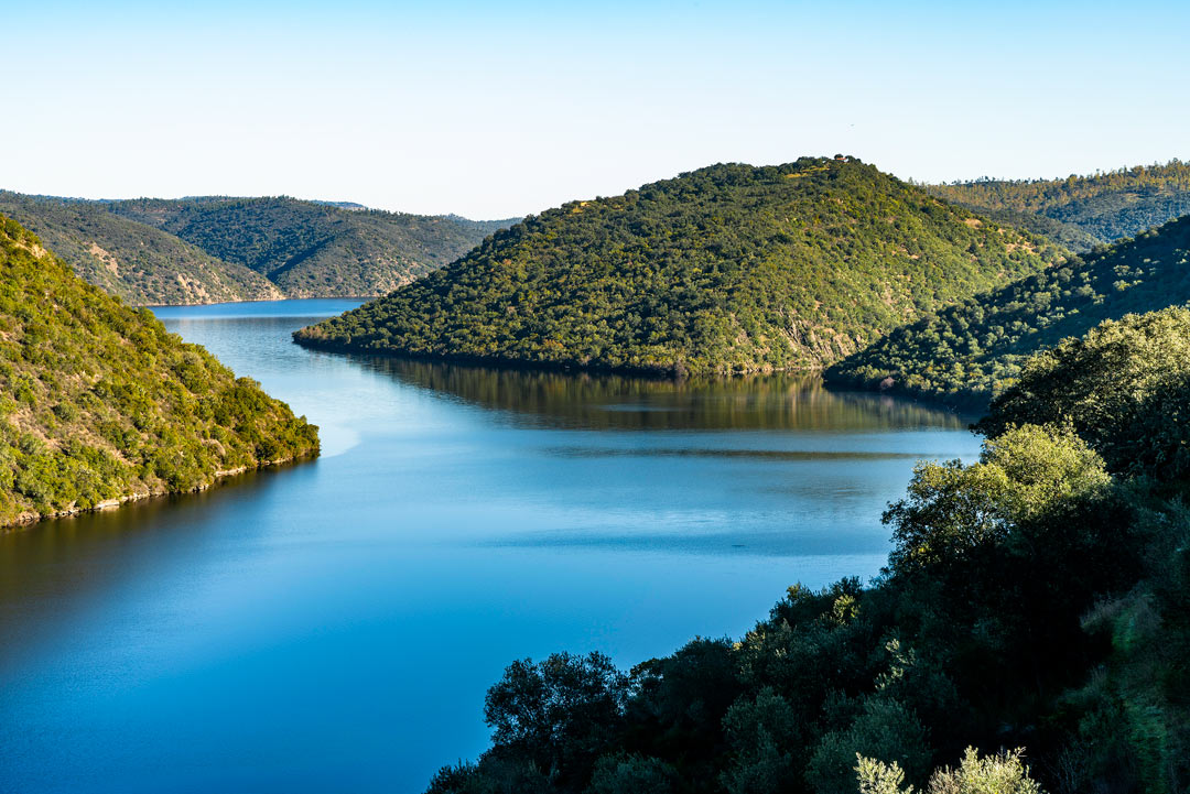 Pesca en el río Tajo (Extremadura)