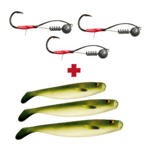 3 kits de materiales para montaje de cabeza plomada para siluro + 3 vinilos