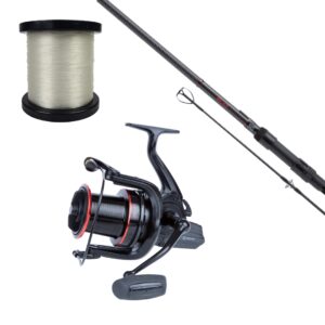 Combo de caña 12ft y 3,25lb + carrete 10.000 + hilo gratis