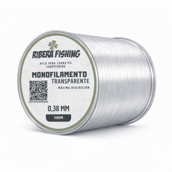 Línea de carrete 0,38mm 500m carpfishing Ribera Fishing