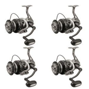 4 Carretes de siluro para pescar a fondo y breakline