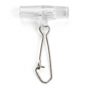 Clip para plomada de Siluro color transparente