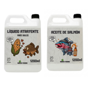 Líquidos atrayentes de Maíz Fermentado y Salmon 2400ml
